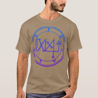 Focalor Sigilは風と海の青いグラに乗る力を持っている Tシャツ
