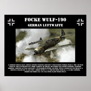 Focke Wulf-190ポスター ポスター