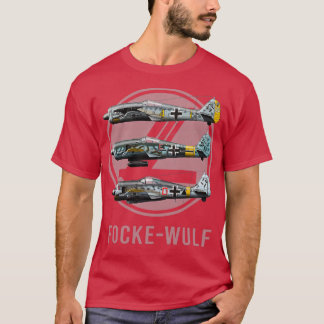 Focke Wulf FW190コレクションのウォーターマーク Tシャツ