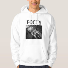 FOCUS - ダークアカデミア ミニマリスト 写真 パーカ
