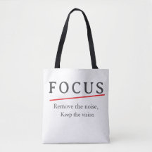 FOCUS ミニマリスト モチベーショナルTシャツ - クリーンモード