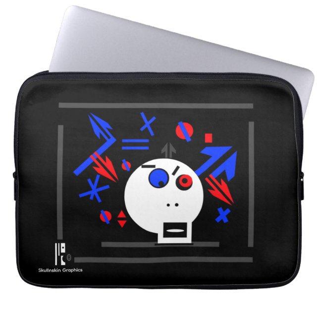 Focus a Skullnskin Graphic by J.H. Thornton ラップトップスリーブ (正面)