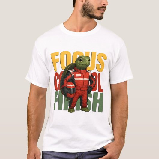 Focus. Control. Finish Tシャツ (正面)
