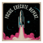 Focus. Execute. Repeat ポスター (正面)
