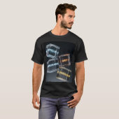 FOCUS GRIT DISCIPLINE SUCCESS - ガラスキューブ モチベーション Tシャツ (正面フル)