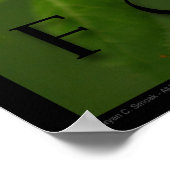 Focus Inspirational Message Poster Art Photo Print ポスター (角)