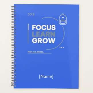 Focus Learn Grow / Motivación y Éxito Escolar プランナー手帳