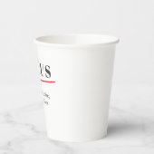 FOCUS Minimalist Motivational — Clean Mode 紙コップ (左)