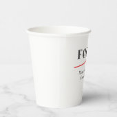 FOCUS Minimalist Motivational  — Clean Mode 紙コップ (右)