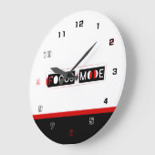 Focus Mode ラージ壁時計 (傾斜)