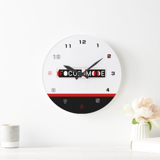 Focus Mode ラージ壁時計 (ホーム)