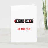 FOCUS MODE 誕生日 カード (正面)
