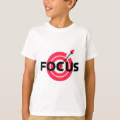 Focus Mode Activated Shirt -勉強マインドセットアパレル Tシャツ (正面)