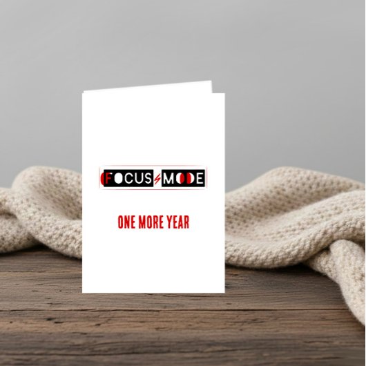 FOCUS MODE Birthday カード