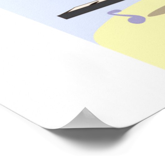 Focus on giving your best Wall art ポスター (角)