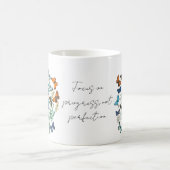 Focus on progress, not perfection コーヒーマグカップ (中央)