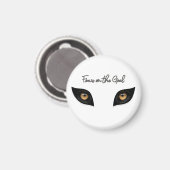 Focus on the Goal - Intense Leopard Eyes Art マグネット (正面/裏面)