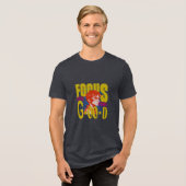 focus on the good トライブレンドTシャツ (正面全面)