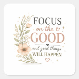 Focus on the Good – ヴィンテージ フローラル インパイローション P スクエアシール