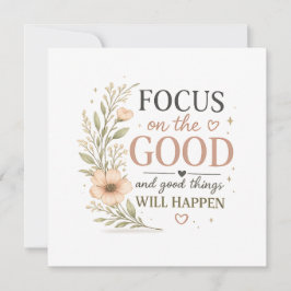 Focus on the Good – ヴィンテージ フローラル インパクト