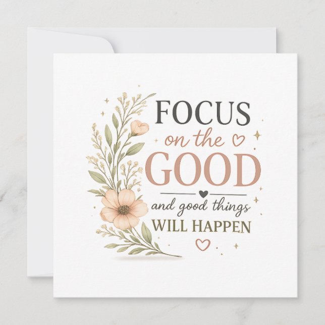Focus on the Good – ヴィンテージ フローラル インパクト (正面)
