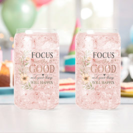 Focus on the Good – ヴィンテージ フローラル インパクト ガラス缶