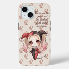 Focus on the good and be content with what we have iPhone 15ケース