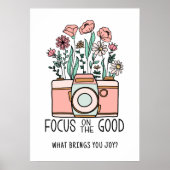 Focus on the Good Camera Wildflower ポスター (正面)