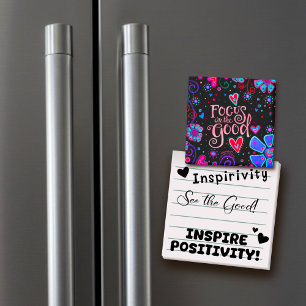 "Focus on the Good" Inspirity Magnet マグネット