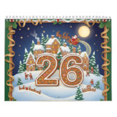 Focus on the visual style and the unique Christmas カレンダー (カバー)