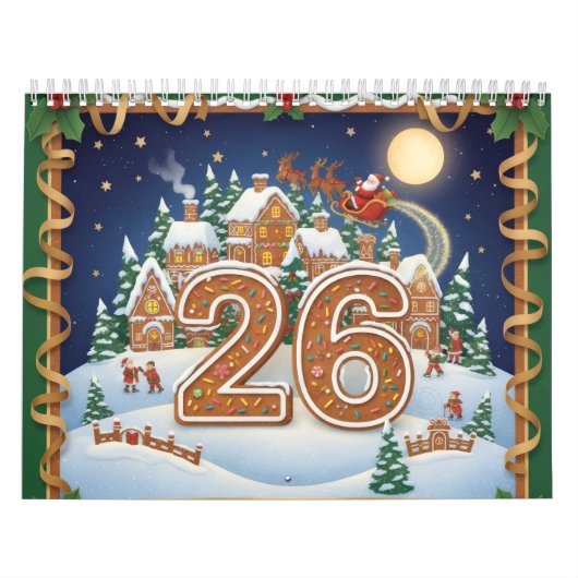Focus on the visual style and the unique Christmas カレンダー (カバー)