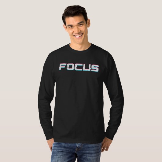 Focus On Your Dream Illusions Tricks Optical Tシャツ (正面フル)