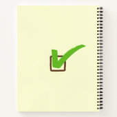 Focus Spiral Notebook - Just One Thing At A Time ノートブック (裏面)