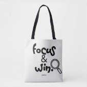 Focus & Win. トートバッグ (正面)