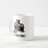 Focus, You Fool! Mug – Funny Photography Gift  コーヒーマグカップ (正面左)