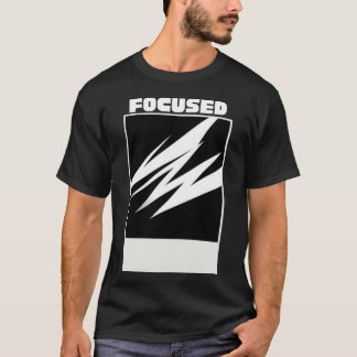 Focuse In T-Shirt – Minimalist Motivational Street Tシャツ