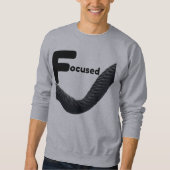 Focused Mindset Rope Graphic – Bold Black  スウェットシャツ (正面)