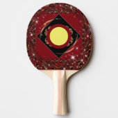 Focused Precision Ping Pong Paddle: Celestial Gala 卓球ラケット (裏面)