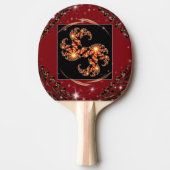 Focused Precision Ping Pong Paddle: Celestial Gala 卓球ラケット (正面)