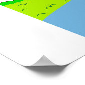 Focused to achieve what I want Wall art ポスター (角)