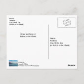 Fog At Mackinac Harborはがき ポストカード (裏面)