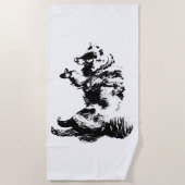 Fog-Morning Reverie ビーチタオル (正面)