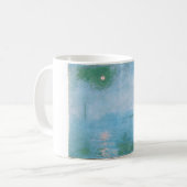 Fog on the Thames (by Claude Monet)コーヒーマグ コーヒーマグカップ (正面左)