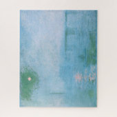 Fog on the Thames (by Claude Monet) Jigsawパズル ジグソーパズル (縦)