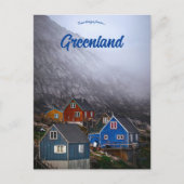 Fog Sweeping Through Kullorsuaq Greenland ポストカード (正面)