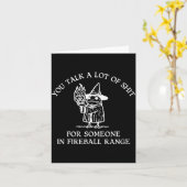 Fog You Talk A Lot Of For Someone In Fireball Rang カード (黄色い花)