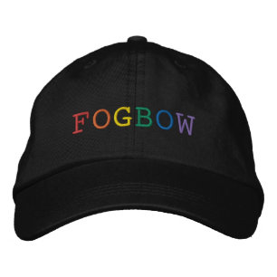 Fogbowの単語によって刺繍される帽子 刺繍入りキャップ