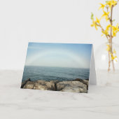 Fogbow 7 x 5折り畳みグリーティングカード空白の- カード (黄色い花)