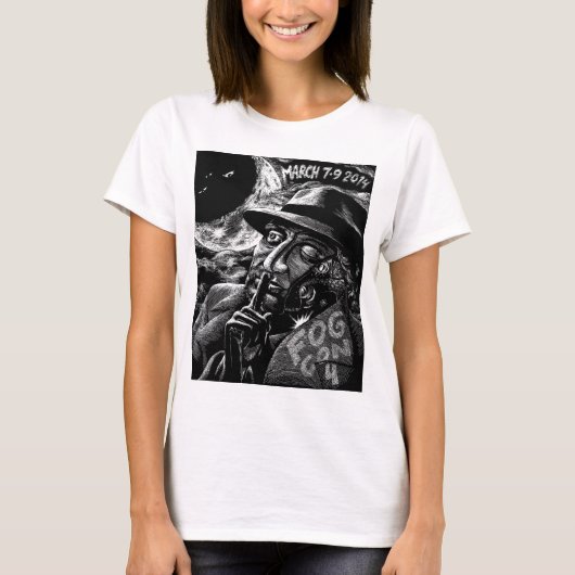FOGcon 4の秘密のロゴ Tシャツ (正面)