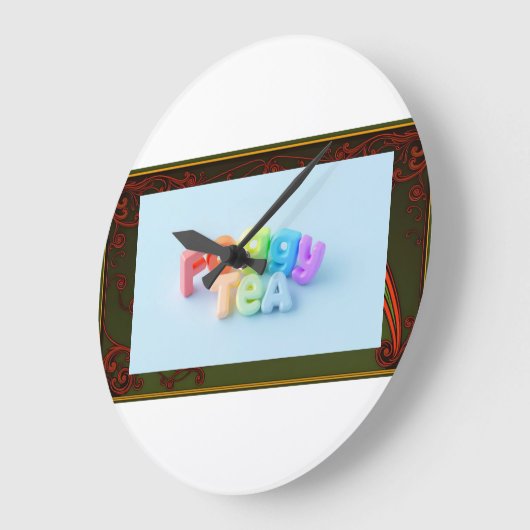 Foggy clock ラージ壁時計 (傾斜)